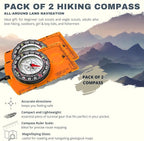 Trekker's Compass Crew Orienteering Compass, Magnetic Navigation Set - Image 3