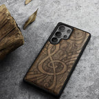 Carveit Magnetic Wooden Case for Samsung Galaxy S26 Ultra Case 2026, TPU - Image 3