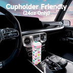 24 oz Valentine's Day Water Bottle: Meoky Stainless Steel Water Bottle - Image 6