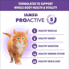 IAMS Proactive Health Healthy Kitten Dry Cat Food Salmon Recipe, 16 lb. Bag - Image 5