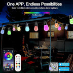 Outdoor String Lights 49ft, Outdoor Lights - Image 3