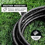 75FT Outdoor Extension Cord-16/3 SJTW Durable Black Extension Cable - Image 4