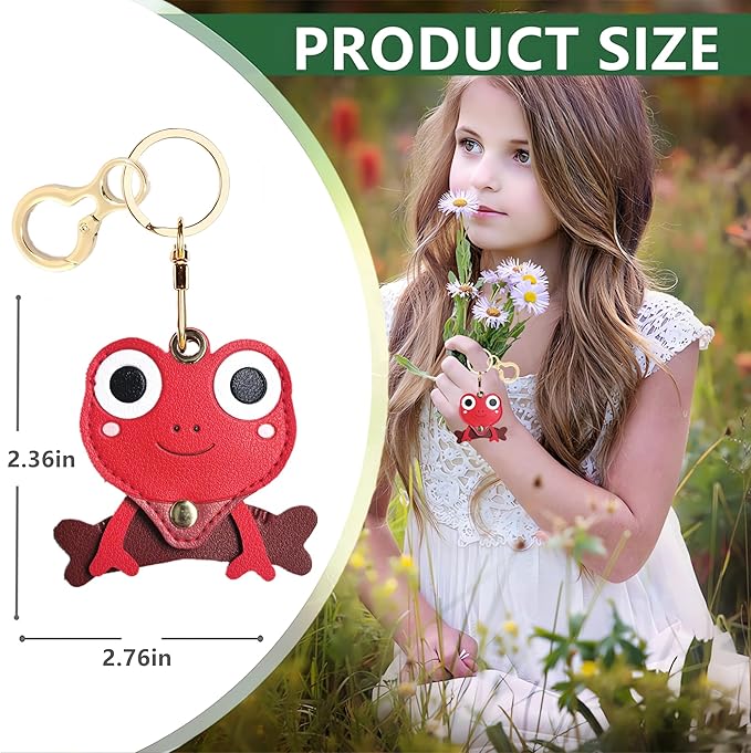 Leather Keychain Holder Case Compatible - Image 2