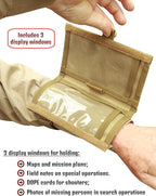 Underalert Tactical Wristband Dope Card Holder Sniper Data Book Quarterback - Image 4
