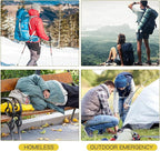 Macarrie 100 Pack Emergency Thermal Blankets Silver Foil Survival Blanket Space - Image 6