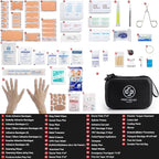 VRIEXSD Premium First Aid Kit, 320 Piece Waterproof Hard Shell Eva First Aid Kit - Image 4