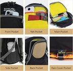 Hiking Backpack With Rain-cover, 30L Travel Backpacks - Image 5