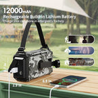 Mesqool Emergency Radio AM/FM/SW/NOAA Weather Radio, 12000 Battery Powered - Image 3