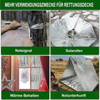 MEETSWEET Emergency Rescue Blanket Outdoor Survival Blanket Waterproof - Image 8