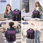 LOVEVOOK Laptop Backpack for Women Work Travel Backpack Commuter Business - Image 4