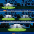 LED Security Lights Motion Sensor Outdoor Lights, 6500K Daylight, IP65 - Image 5