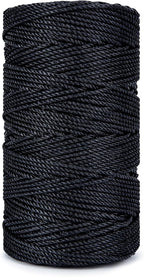 HONGDA Tarred Bank Line Twine, 465 Feet Nylon Twine #36 Bank Line-Black Nylon - Image 8