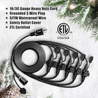 Eversimpleinc Black Outdoor Extension Cord - Image 3