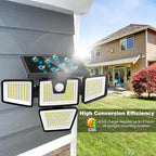AmeriTop Solar Lights Outdoor, 2 Pack 300 LED High Brightness Cordless Solar - Image 5
