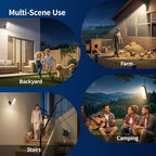 TANBABY 12000mAh Wireless Motion Sensor Outdoor Lights, Rechargeable Battery - Image 9