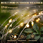 Solar Firework Lights, 6 Pack 120 LEDs 8 Lighting Modes Twinkle Solar Garden - Image 8