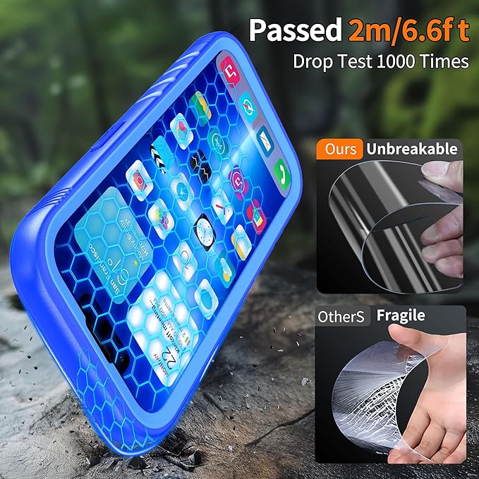 Cozycase Compatible with iPhone 14 Plus Waterproof Case - Image 4