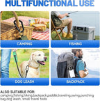 Carabiner Clip, Camping Accessories, Outdoors and Gym etc, D Shaped Spring Hook - Image 4