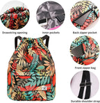 Waterproof Drawstring Bag, Gym Bag Sackpack Sports Beach Backpack - Image 3
