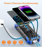Sudrov Solar Charger Power Bank, 42800mAh Wireless Portable Charger - Image 2