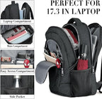 BIKROD Travel Laptop Backpack, 17 Inch Extra Large School Backpacks - Image 2