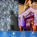 88FT 240LED Connectable String Lights Indoor Outdoor Clear Wire, Cold - Image 2