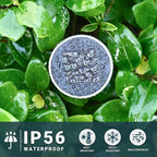 SOLPEX 24 Pack Solar Outdoor Lights Pathway, Stainless Steel Solar Lights - Image 6