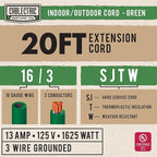 20 Foot Outdoor Extension Cord - Image 2
