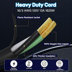 Adoreen Outdoor Power Extension Cord 25 Ft/2 Pack, 3 Prong 16 AWG Grounded Wire - Image 4