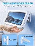 Coolpow Shower Phone Holder Waterproof【480°Rotatable】Retractable Adjustable - Image 6