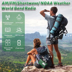 Kaito KA500GRN 5-Way Powered Emergency AM/FM/SW Weather Alert Radio - Image 6