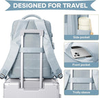 WONHOX Large Travel Backpack Carry on Flight Approved Laptop Work Business - Image 5