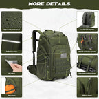Maelstrom Tactical Backpack for Men, Water Resistant 40L Military Backpack - Image 3