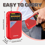 XHDATA D221 NOAA Weather Radio Portable AM FM Shortwave Radio Receiver - Image 3
