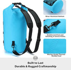 STOVER 5/10/25/30/40/55L Waterproof Dry Bag- Roll-Top Backpack w/Phone Case- - Image 4