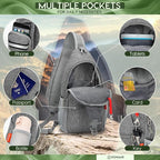 ZOMAKE Sling Bag, Small Crossbody Sling Backpack, Water Resistant Shoulder - Image 5