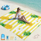Famstar Beach Blanket Oversized Extra Large78 X 81", Waterproof Sandproof Beach by Famstar