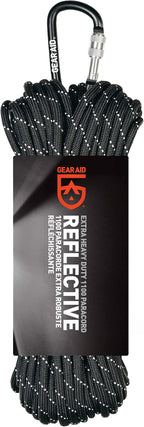 GEAR AID 1100 Paracord and Carabiner, 5.5 mm Heavy-Duty Cord by GEARAID
