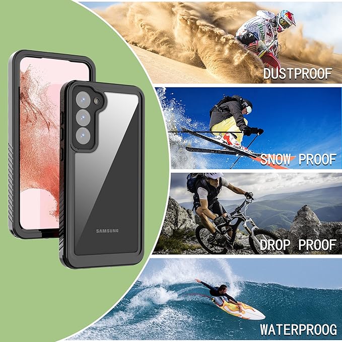 for Samsung Galaxy S22+ Plus Case, IP68 Waterproof Dustproof Case, Full Body - Image 6