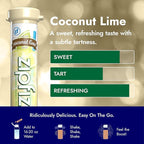 Zipfizz Daily Energy Drink Powder, Coconut Lime, 20 Pack | 3-in-1 Sustained - Image 6