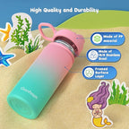 Kids Water Bottle, insulated Stainless Steel Straw Cup - Image 6