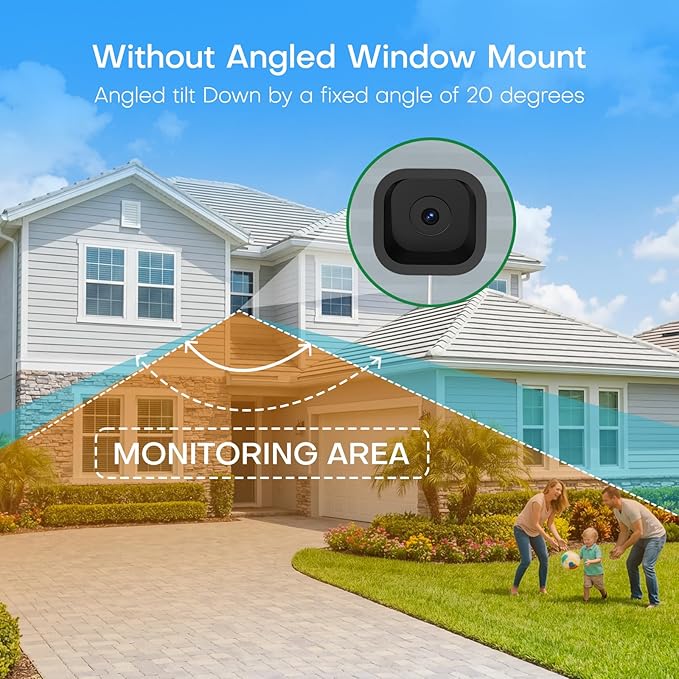 Window Camera Mount for Glass, Suitable for Indoor and Outdoor Home Security - Image 8