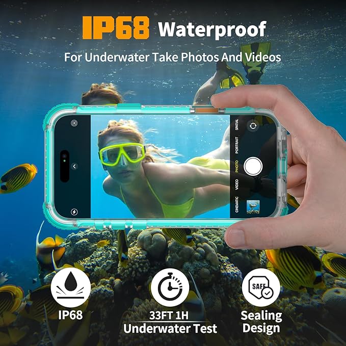 for iPhone 16 Waterproof Case, Compatible - Image 3