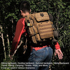 45L Tactical Backpack for Men Women, Military Assault Pack - Image 7
