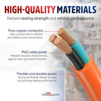 6ft Outdoor/Indoor Extension Cord 10/3 Gauge Ultra Heavy Duty 3 Prong SJTW - Image 4