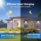Peasur Solar Lights Outdoor Waterproof, 3 Lighting Modes Solar Motion Sensor - Image 4