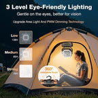 OGERY Camping Fan, Portable Fan Rechargeable - Image 8