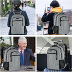 BIKROD Travel Laptop Backpack for Men and Women, Backpacks for School Teen Boys - Image 6