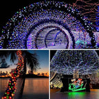 2 Pack 480 LED Solar Chrismas Lights Outdoor, 170 FT Super Long Solar String - Image 4