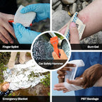 RHINO RESCUE First Responder First Aid Kit Fully-Stocked EMT Bag, Professional - Image 3